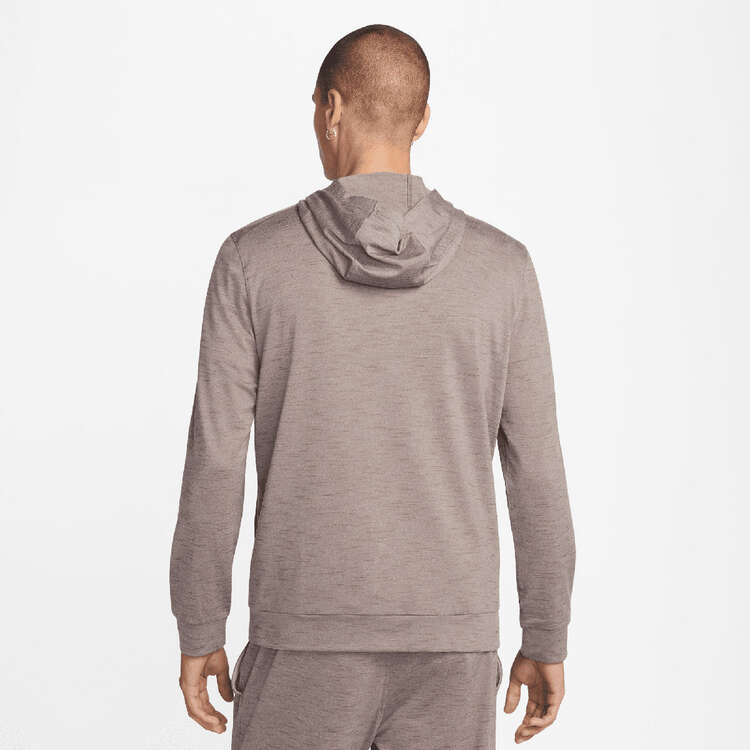 Nike Mens Dri-Fit Full Zip Yoga Jacket Grey S, Grey, rebel_hi-res