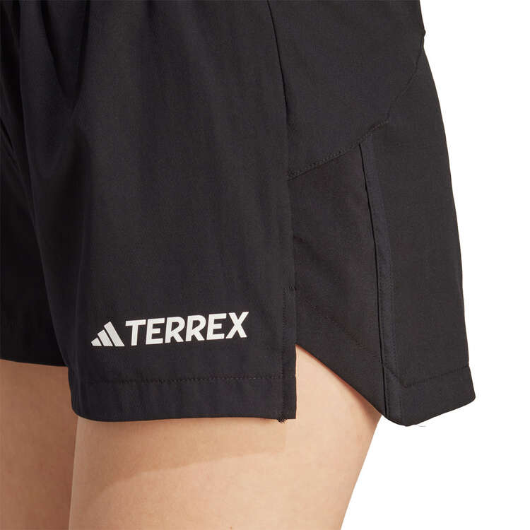 adidas Terrex Womens Multi Trail Running Shorts, Black, rebel_hi-res