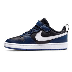 Nike Court Borough Low 2 PS Kids Casual Shoes Navy/White US 11, Navy/White, rebel_hi-res