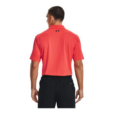 Under Armour Mens Performance 2.0 Polo Shirt Red S, Red, rebel_hi-res