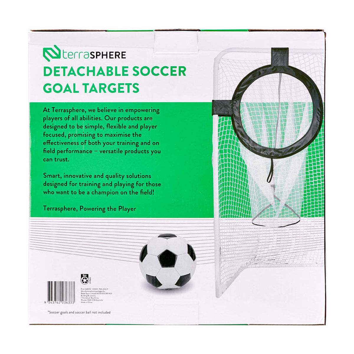 Terrasphere Soccer Goal Target 2 Pack   Rebel Sport