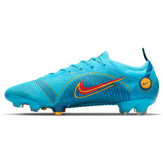 Nike Mercurial Vapor 14 Elite Football Boots Blue/Orange US Mens 4 / Womens 5.5, Blue/Orange, rebel_hi-res