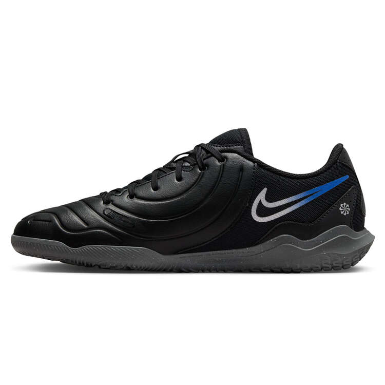 Nike Tiempo Legend 10 Club Indoor Soccer Shoes Black/Silver US Mens 4 / Womens 5.5, Black/Silver, rebel_hi-res