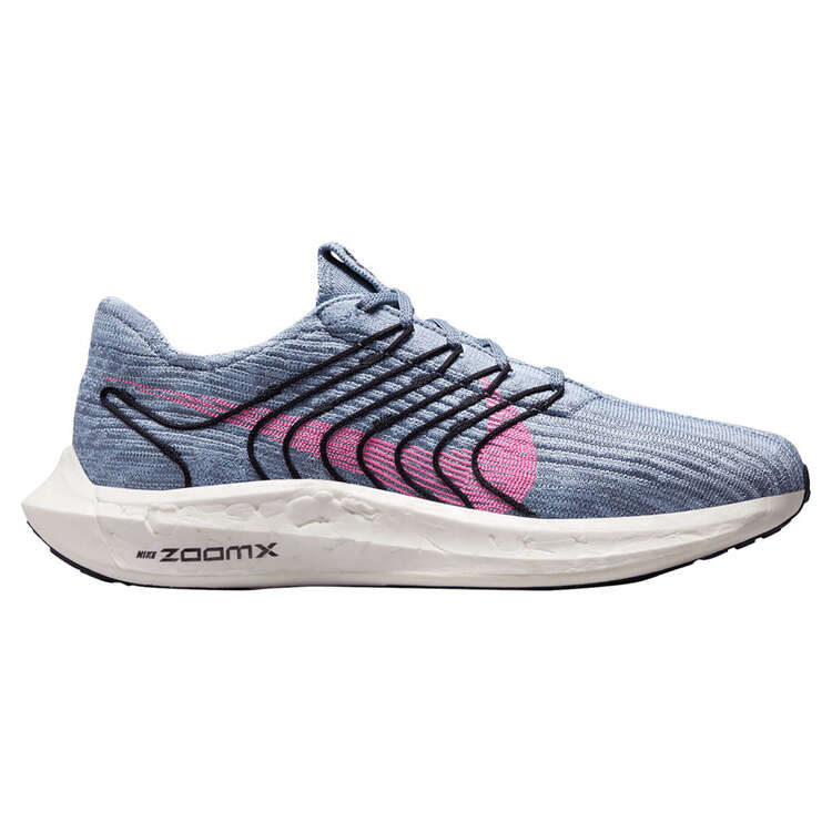 Nike Pegasus Turbo Next Nature Mens Running Shoes, Grey/Pink, rebel_hi-res