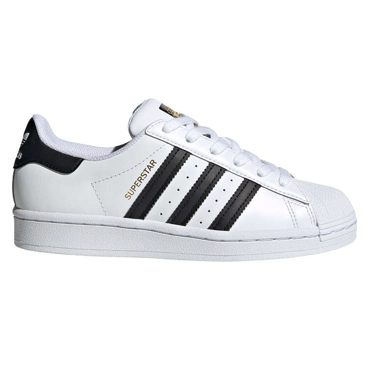adidas Originals Superstar GS Kids Casual Shoes White/Black US 4, White/Black, rebel_hi-res