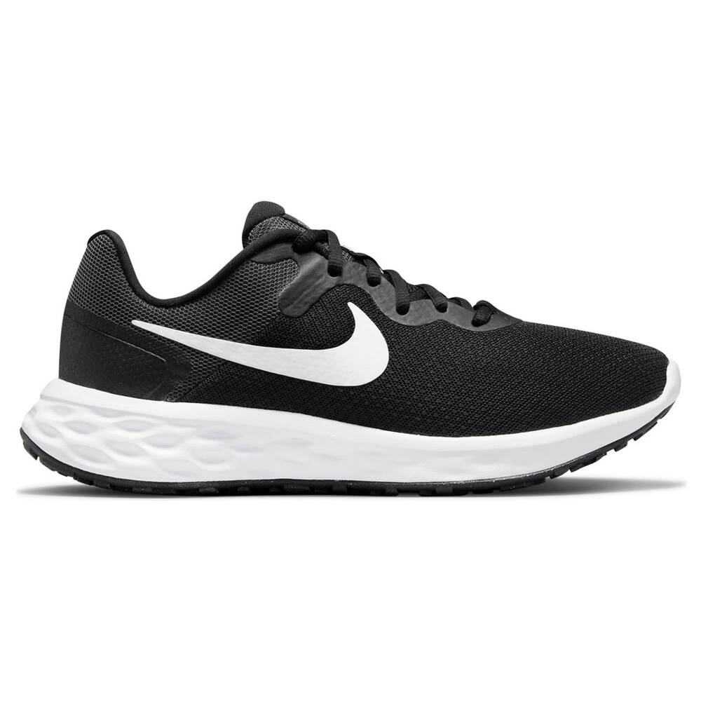 Nike Revolution 6 Next Nature Womens Shoes Black/White US 8.5 | Rebel Sport