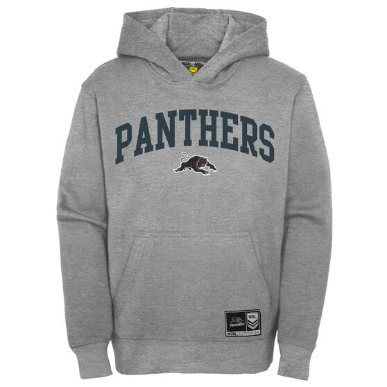 Penrith Panthers Boys NRL Collegiate Hoodie, Grey, rebel_hi-res