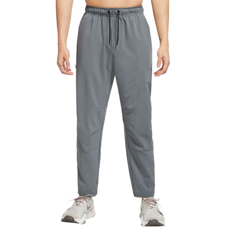 Nike Mens Dri-FIT Versatile Open Hem Pants Grey S, Grey, rebel_hi-res
