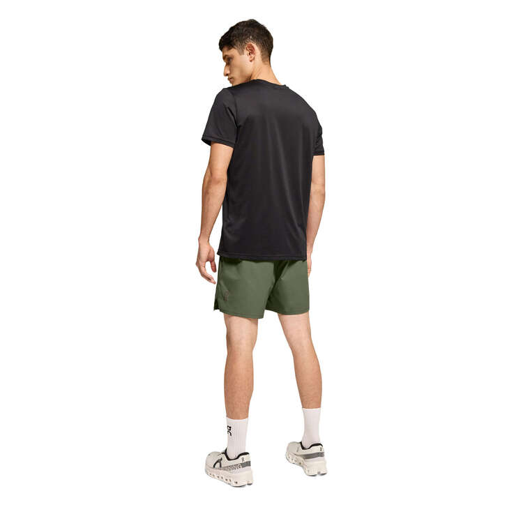 On Mens Essential Running Shorts Green XS, Green, rebel_hi-res