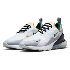Nike Air Max 270 Mens Casual Shoes, White/Green, rebel_hi-res