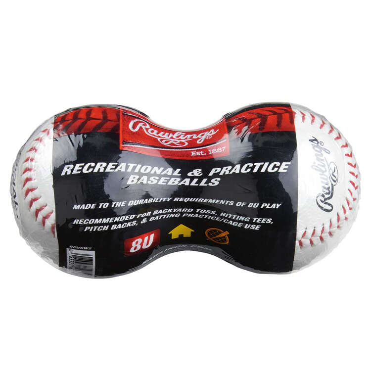 Rawlings Recreational 2 Pack Baseball, , rebel_hi-res
