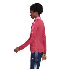 adidas Womens Tiro 21 Track Jacket Pink XS, Pink, rebel_hi-res