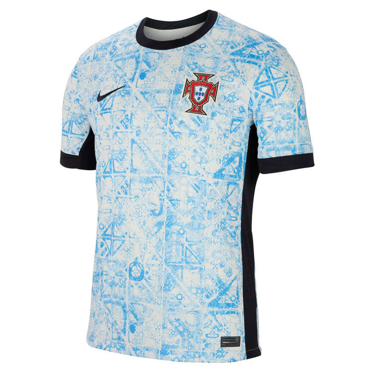 Portugal 2024 Mens Stadium Away Football Jersey Blue S, Blue, rebel_hi-res