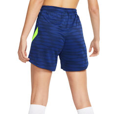 Nike Womens Dri-FIT Strike Football Shorts Blue XS, Blue, rebel_hi-res