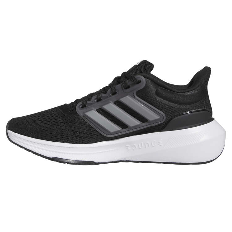 adidas Ultrabounce GS Kids Running Shoes Black/White US 6, Black/White, rebel_hi-res