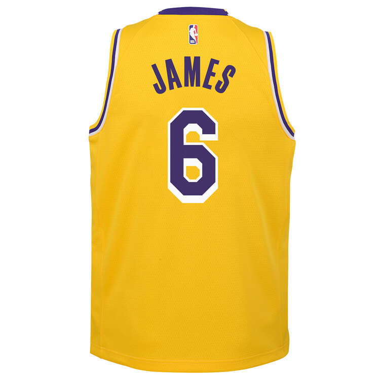 Nike Los Angeles Lakers LeBron James Kids Icon Swingman Jersey | Sport