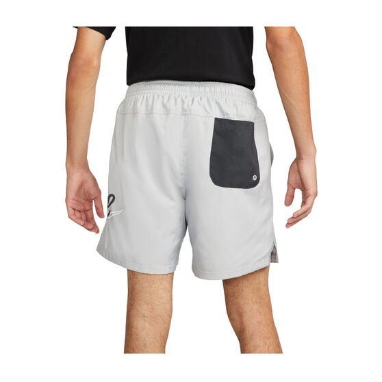 Nike Mens Sport Essentials+ Woven Flow Shorts, Grey, rebel_hi-res