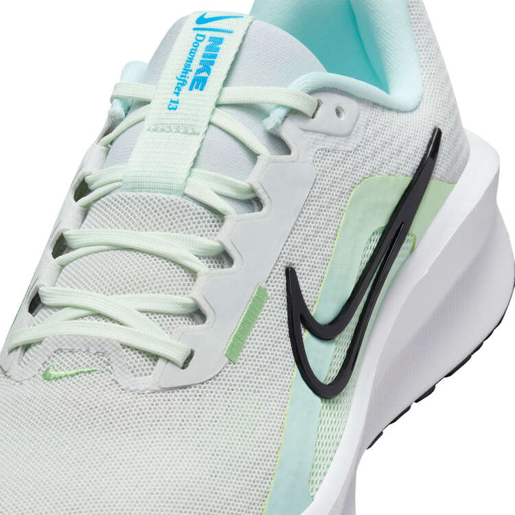 Nike Downshifter 13 Womens Running Shoes, White/Blue, rebel_hi-res