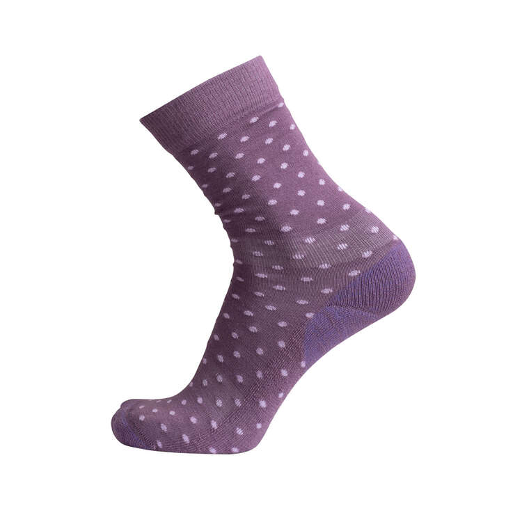 macpac Unisex Footprint Socks, Plum, rebel_hi-res