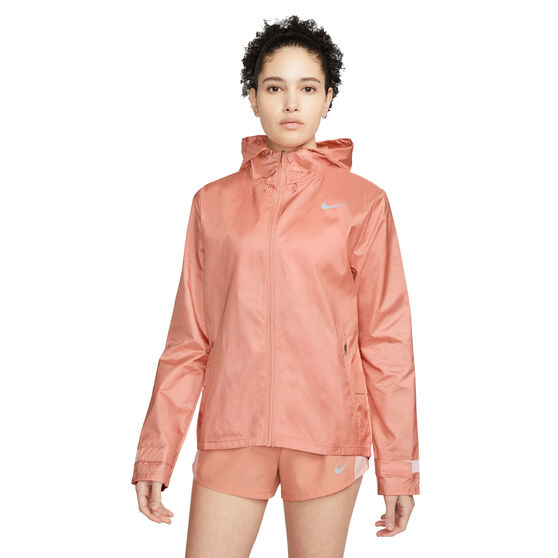 Nike Womens Essential Running Jacket, Orange, rebel_hi-res