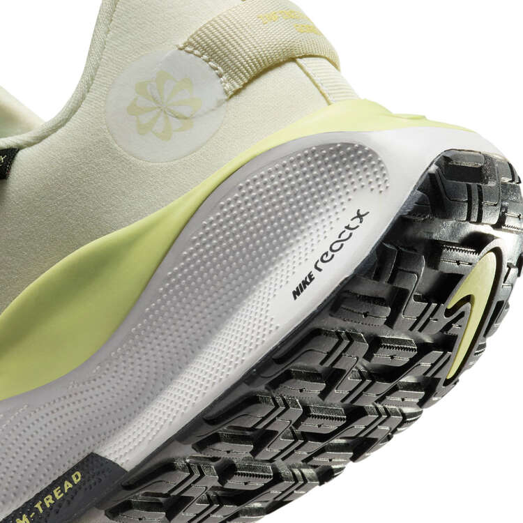 Nike InfinityRN 4 Womens Running Shoes, White/Yellow, rebel_hi-res