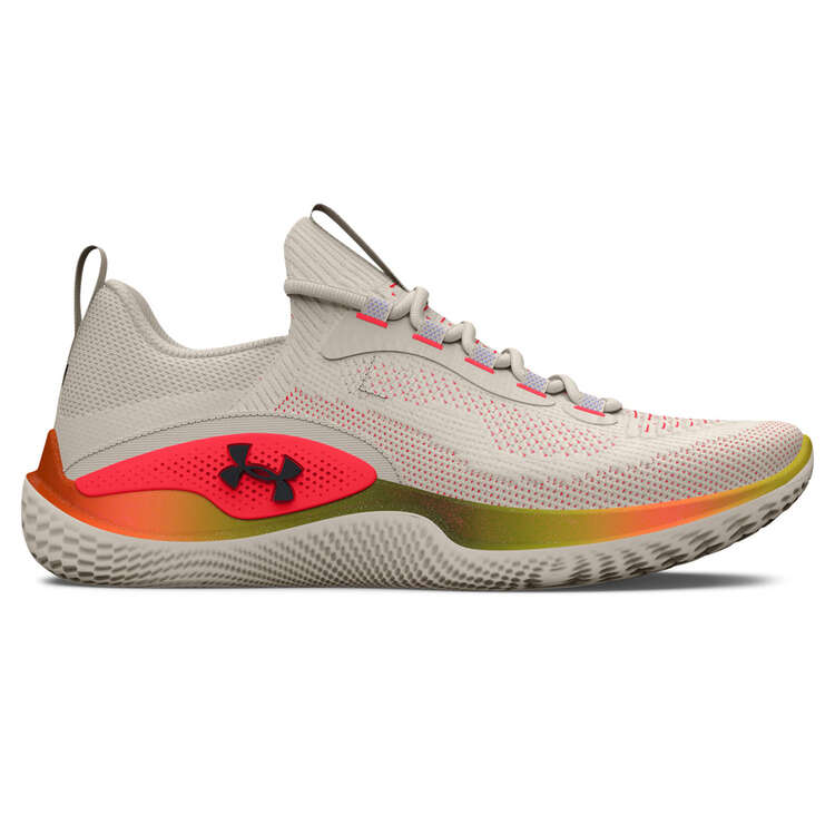 Under Armour Flow Dynamic Womens Training Shoes, White/Pink, rebel_hi-res