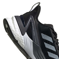 adidas Response Super GS Kids Running Shoes Black/White US 4, Black/White, rebel_hi-res