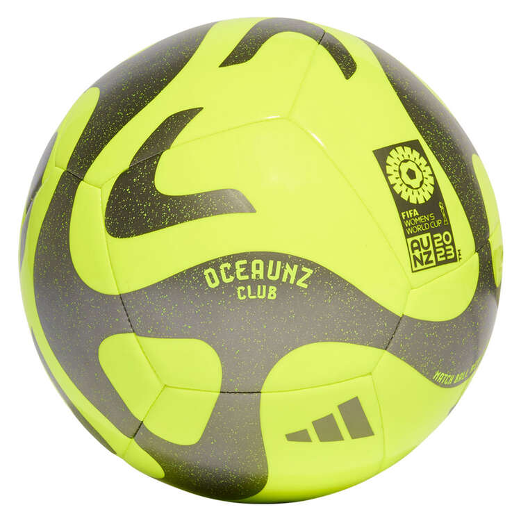 adidas Oceaunz World Cup Club Soccer Ball, Yellow, rebel_hi-res