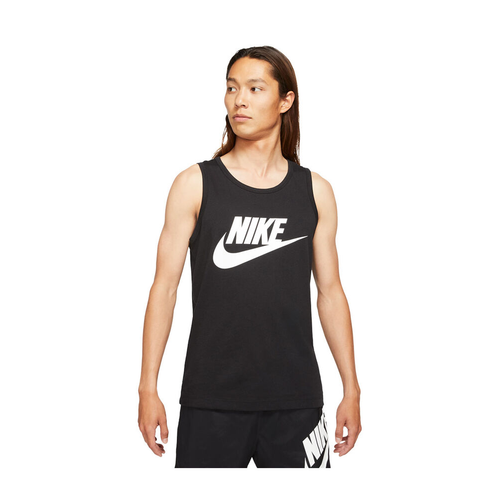 Nike Mens Sportswear Icon Futura Tank Black 3XL | Rebel Sport