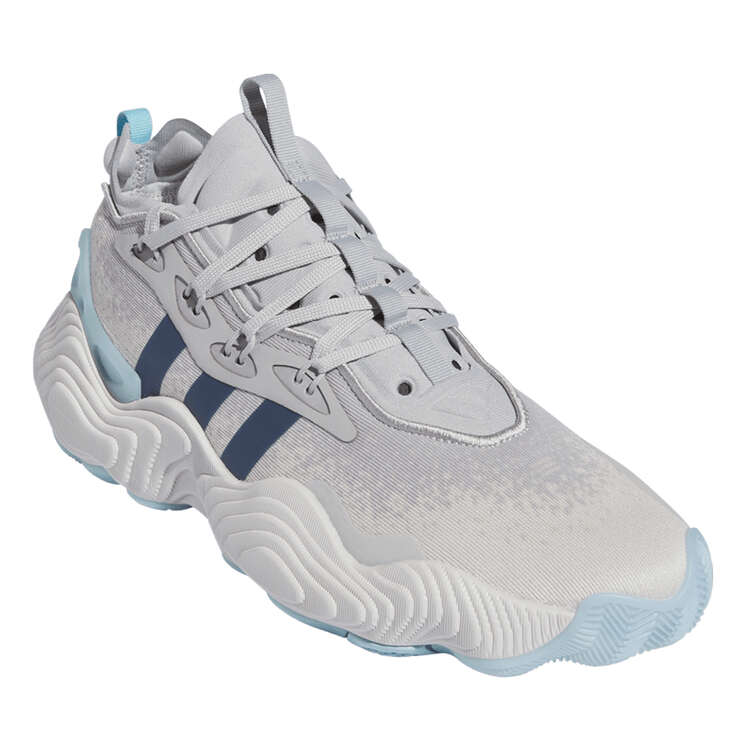 adidas Trae Young 3 Calm Basketball Shoes, Grey/Multi, rebel_hi-res