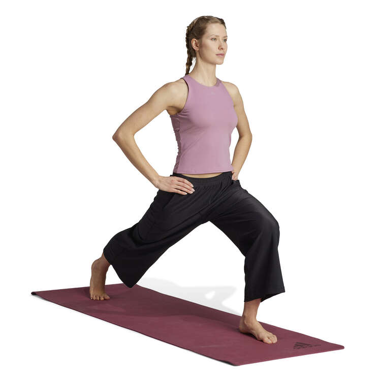 adidas Womens Yoga Studio Tank, Purple, rebel_hi-res