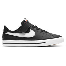 Nike Court Legacy Kids Casual Shoes, Black/White, rebel_hi-res