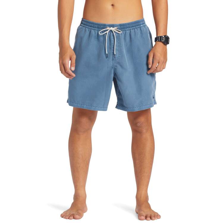 Quiksilver Mens Everyday Surfwash Volley 17in Board Shorts Blue S, Blue, rebel_hi-res