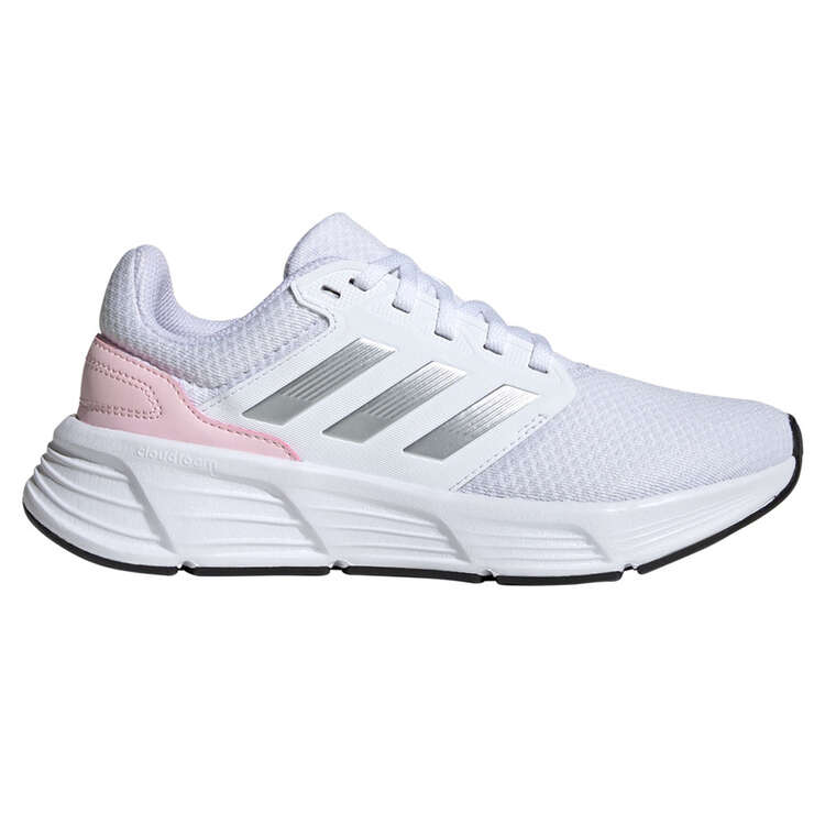 adidas Galaxy 6 Womens Running Shoes White/Silver US 6, White/Silver, rebel_hi-res