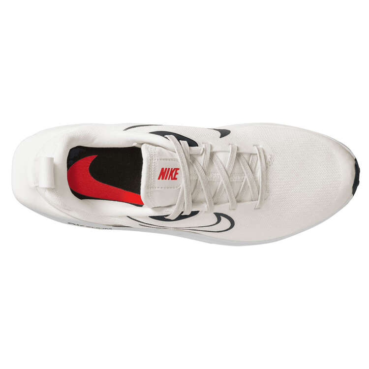 Nike Air Zoom Arcadia 2 GS Kids Running Shoes, Cream/Navy, rebel_hi-res