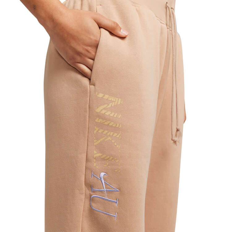 Nike AU Womens Sportswear Fleece High-Waisted Oversized Sweatpants, Neutral, rebel_hi-res