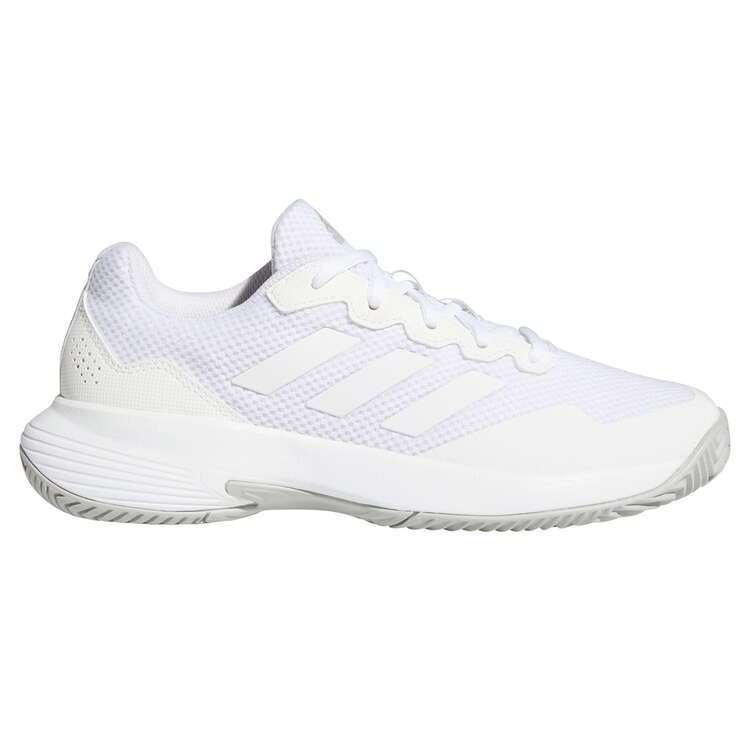 adidas GameCourt 2 Womens Tennis Shoes White US 9.5, White, rebel_hi-res