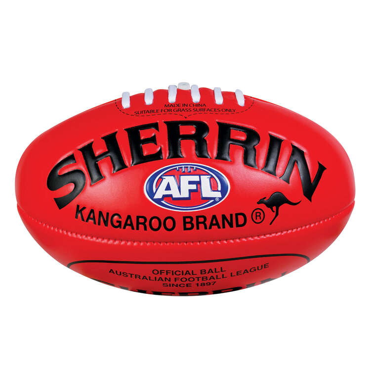 Sherrin AFL Super Soft Ball Red 3, , rebel_hi-res