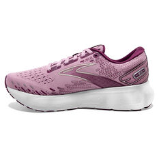 Brooks Glycerin 20 Womens Running Shoes, Pink/White, rebel_hi-res