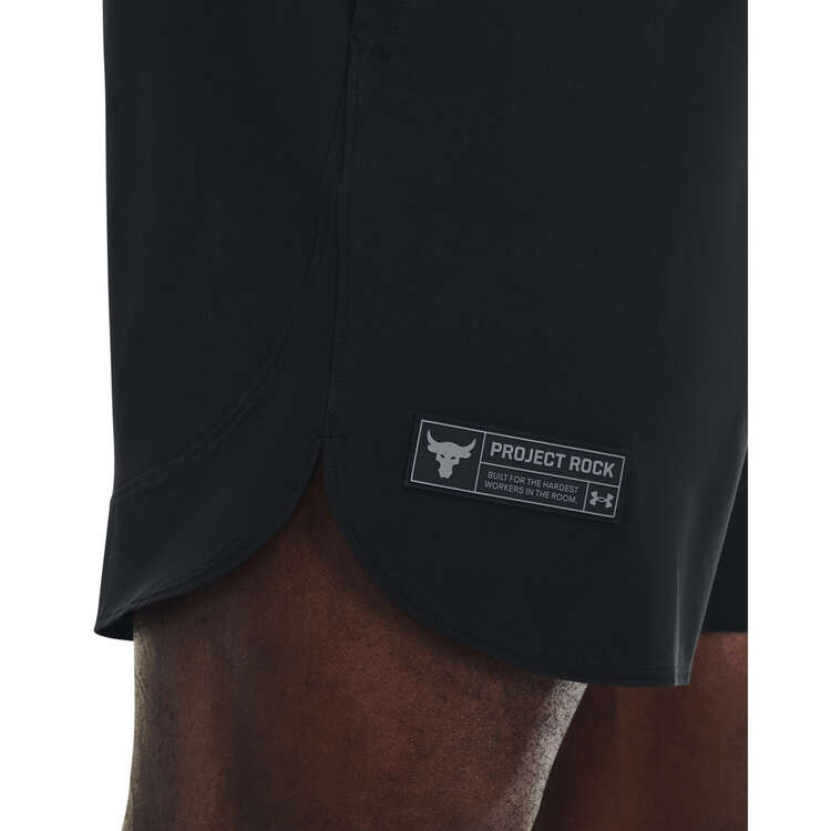 Under Armour Project Rock Unstoppable Shorts, Black, rebel_hi-res