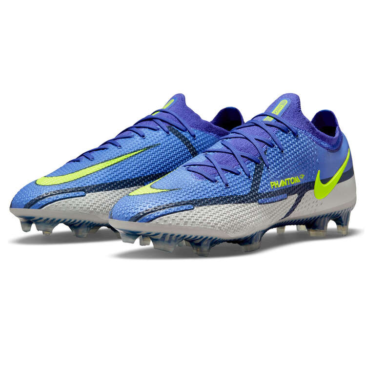 Nike Phantom GT2 Elite Football Boots Blue/Grey US Mens 13 / Womens 14.5, Blue/Grey, rebel_hi-res