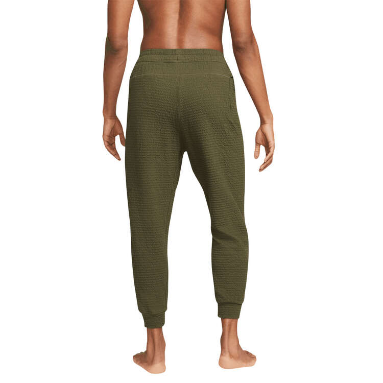Nike Mens Dri-FIT Texture Yoga Pants Green XXL, Green, rebel_hi-res