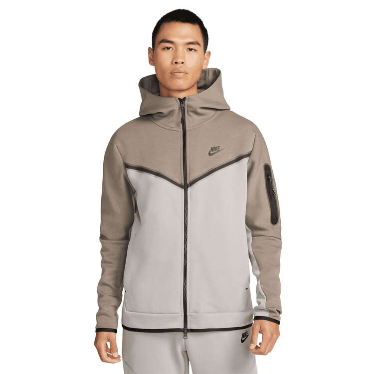 Nike Mens Sportswear Tech Fleece Full-Zip Hoodie Grey S | Rebel Sport