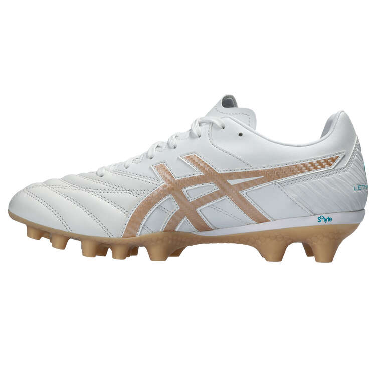 Asics Lethal Flash IT 2 Football Boots White US Mens 7 / Womens 8.5, White, rebel_hi-res