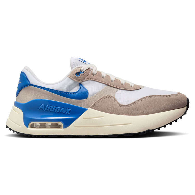 Nike Air Max SYSTM Mens Casual Shoes White/Blue US 7, White/Blue, rebel_hi-res