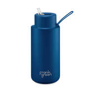 Frank Green Reusable 1L Water Bottle - Blue/Deep Ocean, , rebel_hi-res