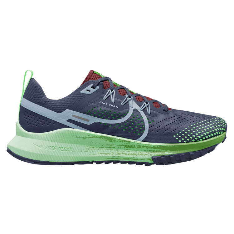 Nike Pegasus Trail 4 Mens Training Shoes Blue/Green US 7, Blue/Green, rebel_hi-res