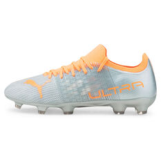 Puma Ultra 3.4 Football Boots, Silver/Orange, rebel_hi-res