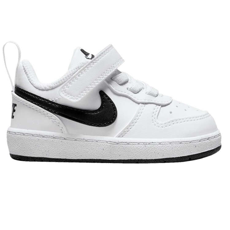 Nike Court Borough Low Recraft Toddlers Shoes, White/Black, rebel_hi-res