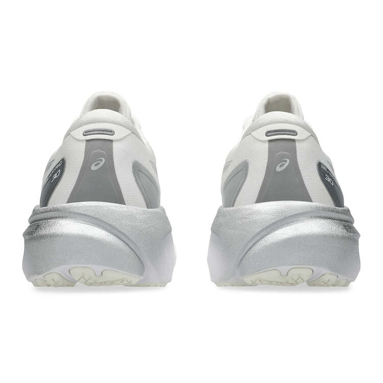 Asics GEL Kayano 30 Platinum Womens Running Shoes, White/Silver, rebel_hi-res